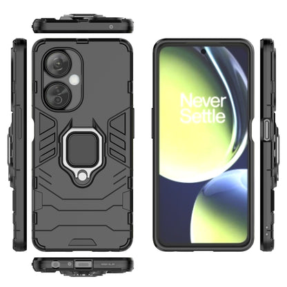For OnePlus Nord CE 3 Lite 5G / Nord N30 5G Ring Kickstand Phone Case TPU+PC Anti-Scratch Shockproof Cover