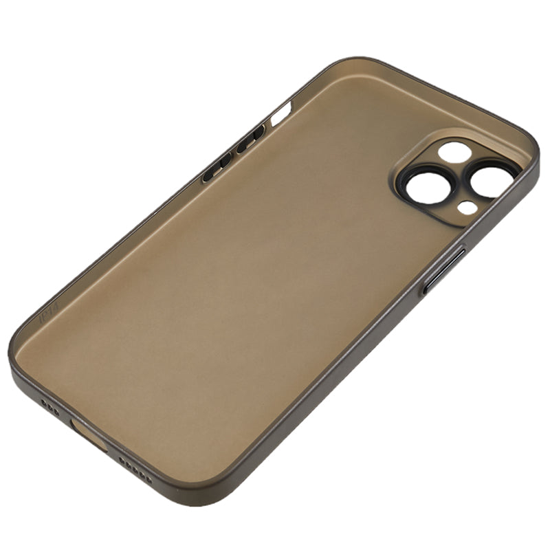 For iPhone 14 Plus Shockproof Case Anti-Drop Matte TPU Phone Cover with Metal Camera Lens Frame