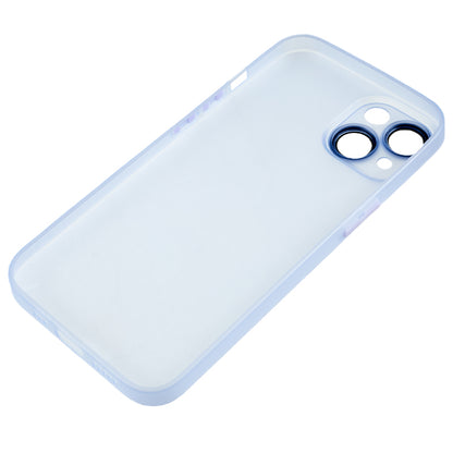 Protective Case for iPhone 13 Anti-Drop Matte TPU Phone Cover with Metal Camera Lens Frame