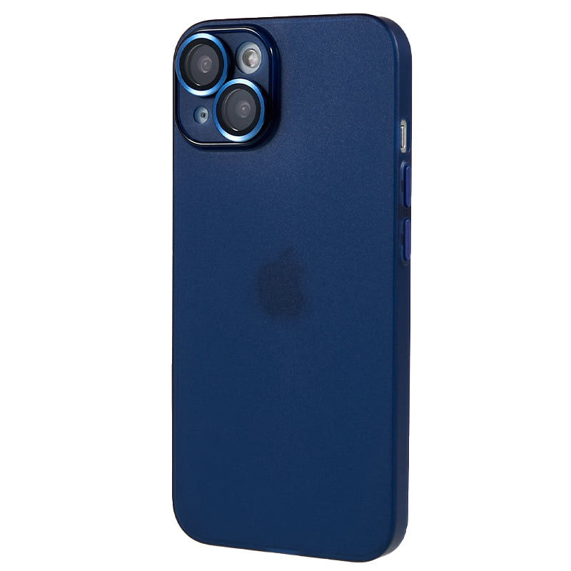 Protective Case for iPhone 13 Anti-Drop Matte TPU Phone Cover with Metal Camera Lens Frame