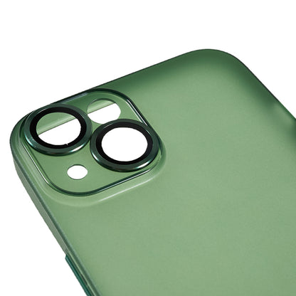 Protective Case for iPhone 13 Anti-Drop Matte TPU Phone Cover with Metal Camera Lens Frame