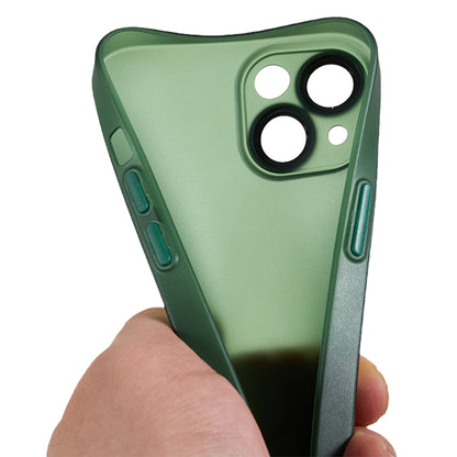 Protective Case for iPhone 13 Anti-Drop Matte TPU Phone Cover with Metal Camera Lens Frame