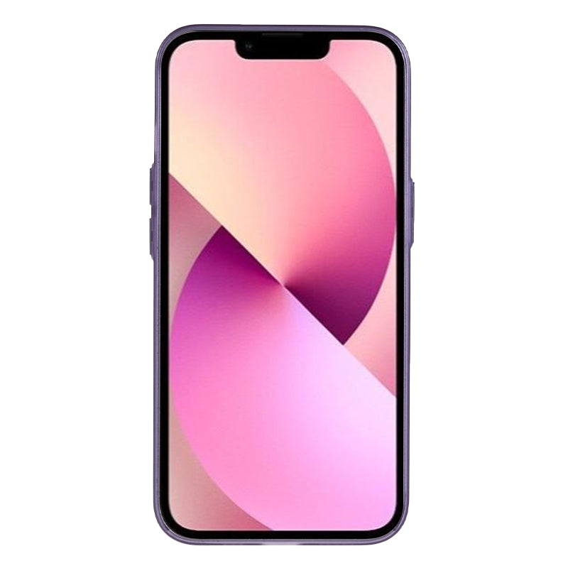 Protective Case for iPhone 13 Anti-Drop Matte TPU Phone Cover with Metal Camera Lens Frame