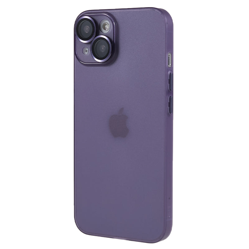 Protective Case for iPhone 13 Anti-Drop Matte TPU Phone Cover with Metal Camera Lens Frame
