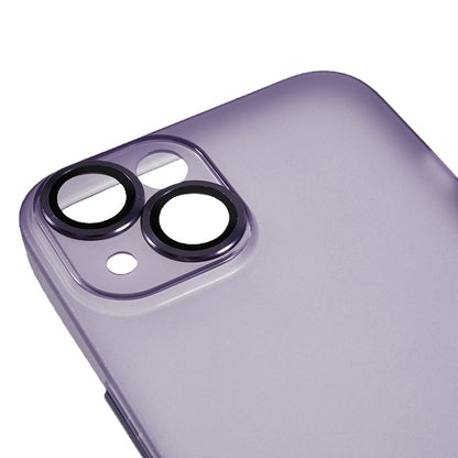 Protective Case for iPhone 13 Anti-Drop Matte TPU Phone Cover with Metal Camera Lens Frame