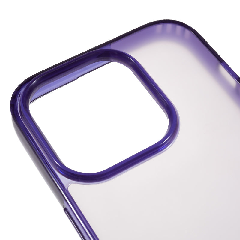 For iPhone 13 Pro Max 6.7 inch Smooth Matte Phone Cover TPU + Acrylic Non-Slip Shockproof Cover