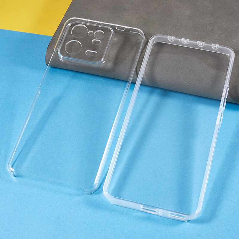 For Xiaomi 13 Pro 5G Protective Case Anti-Drop Shell TPU Frame + Acrylic Back + PET Front Cover Phone Case