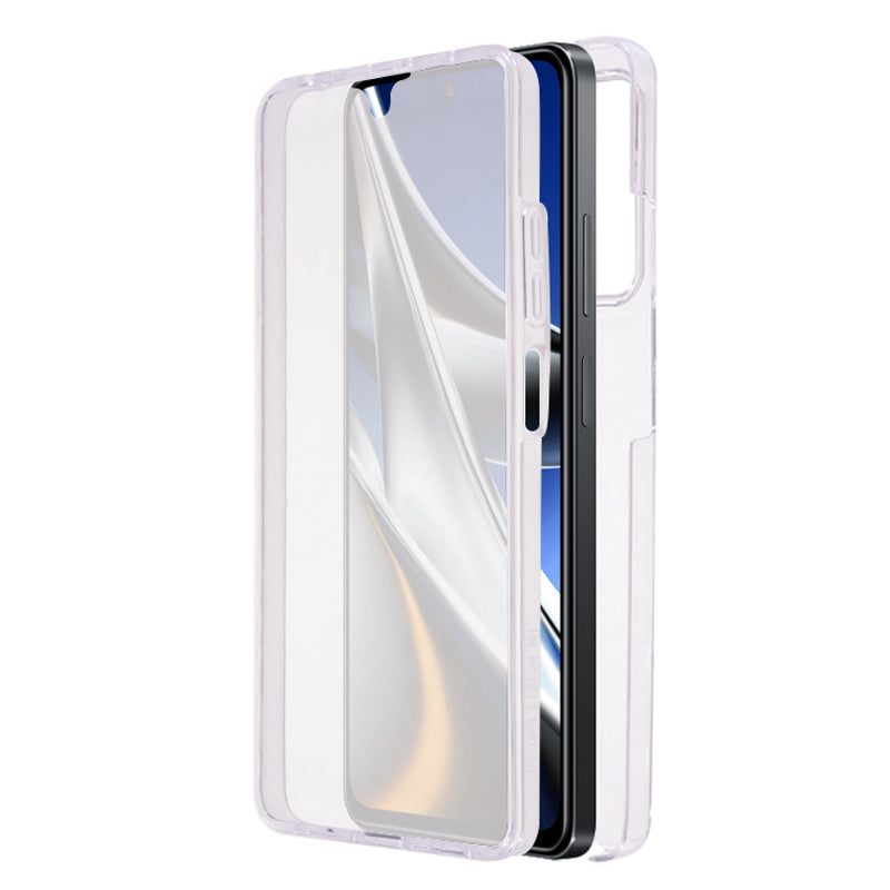 For Xiaomi Poco X5 Pro 5G / Redmi Note 12 Pro 5G Shockproof Case Anti-Fall Phone Case TPU Frame + Acrylic Back + PET Front Guard