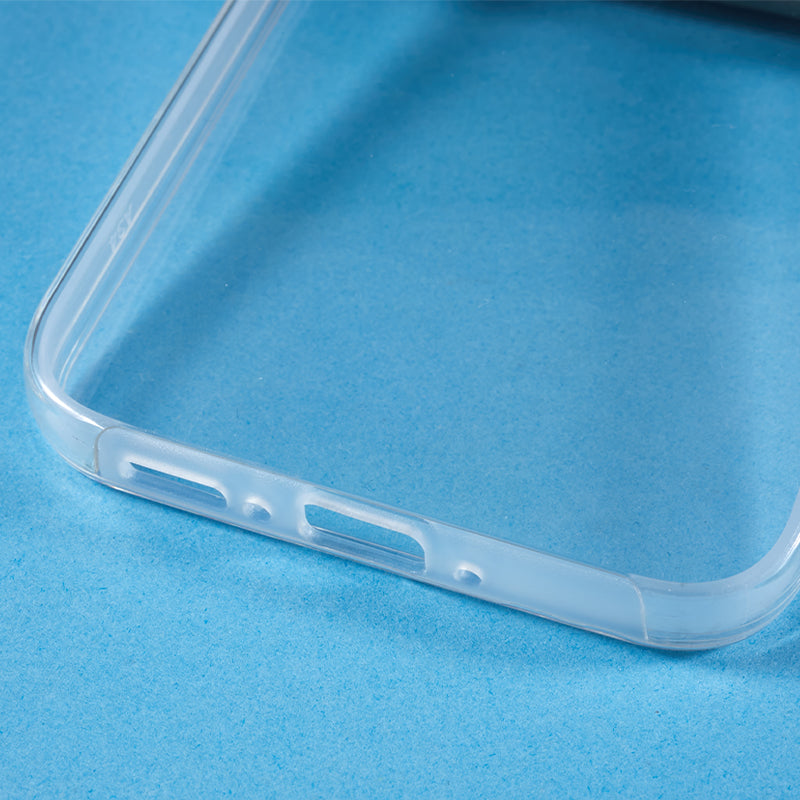 For Samsung Galaxy A34 5G TPU Frame + Acrylic Back + PET Front Cover Clear Phone Case Full Protection Cover