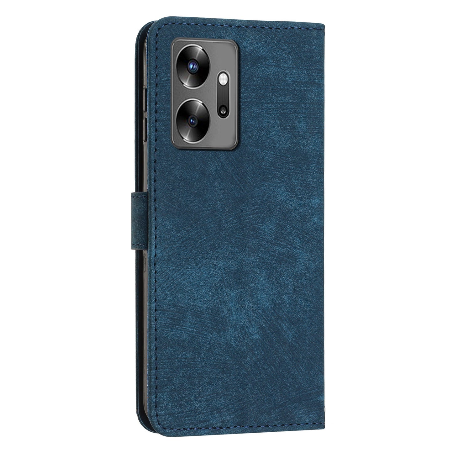 For Infinix Zero 20 4G Leather Phone Stand Case Skin-touch Lines Imprinted Wallet Phone Cover