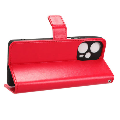 For Xiaomi Redmi Note 12 Turbo 5G / Poco F5 5G Wallet Stand Protective Phone Case Crazy Horse Texture Leather Cover