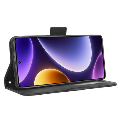 For Xiaomi Redmi Note 12 Turbo 5G / Poco F5 5G Leather Wallet Phone Case Multiple Card Slots Stand Phone Cover