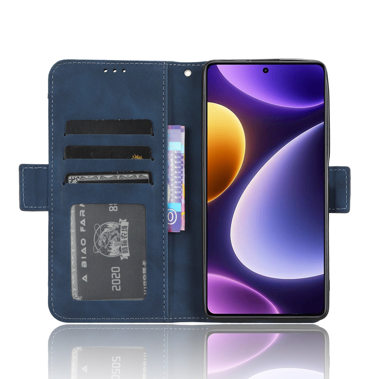 For Xiaomi Redmi Note 12 Turbo 5G / Poco F5 5G Leather Wallet Phone Case Multiple Card Slots Stand Phone Cover