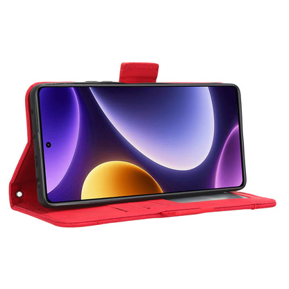 For Xiaomi Redmi Note 12 Turbo 5G / Poco F5 5G Leather Wallet Phone Case Multiple Card Slots Stand Phone Cover