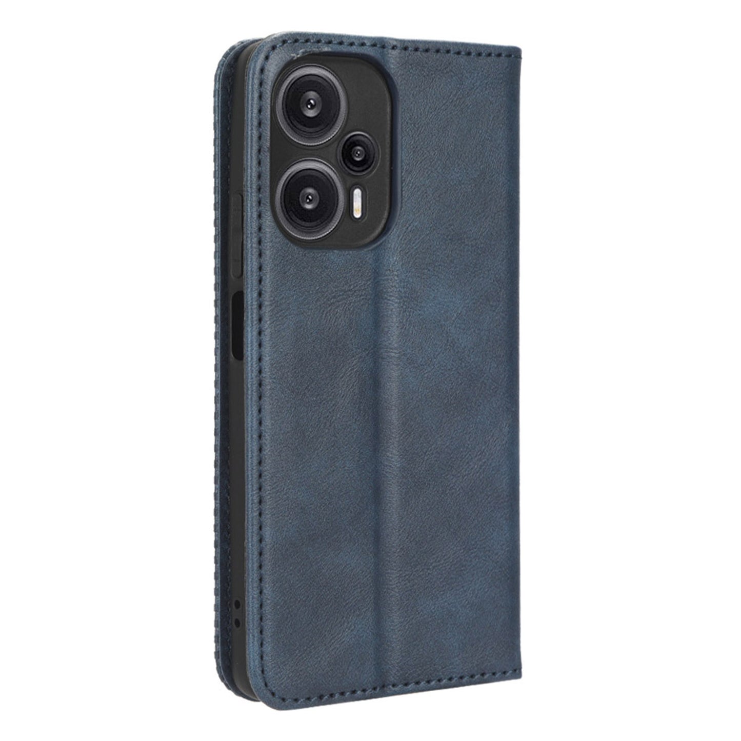 For Xiaomi Redmi Note 12 Turbo 5G / Poco F5 5G PU Leather Phone Wallet Case Foldable Stand Retro Cell Phone Cover