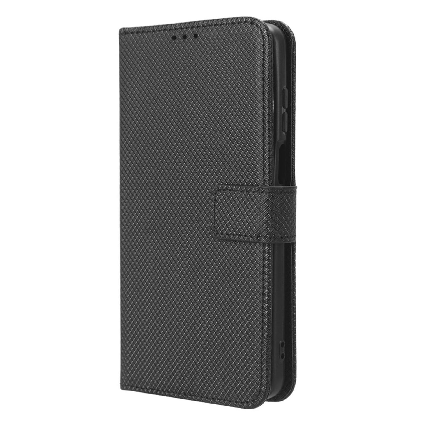 For Motorola Moto G Power 5G Stand Wallet Leather Phone Case Diamond Texture Smartphone Cover