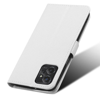 For Motorola Moto G Power 5G Stand Wallet Leather Phone Case Diamond Texture Smartphone Cover