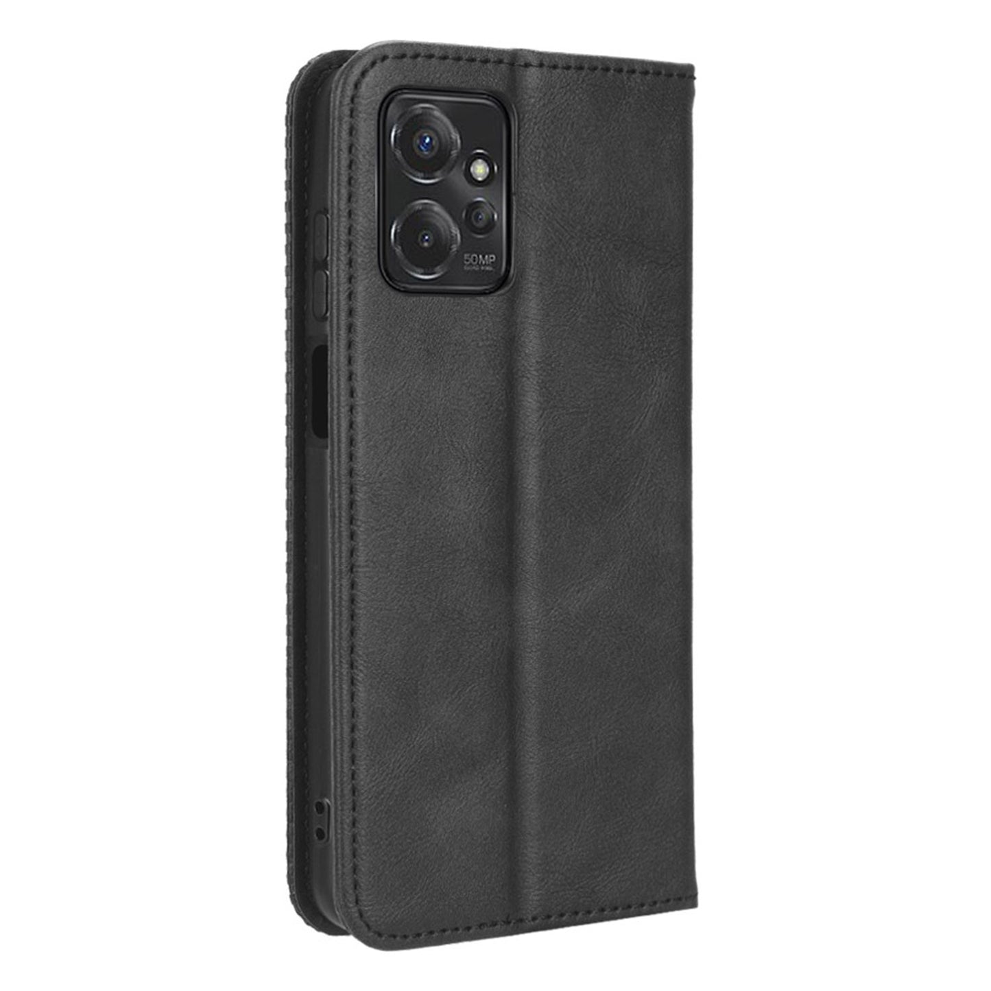 For Motorola Moto G Power 5G Retro Phone Case Stand Wallet PU Leather Anti-drop Phone Cover