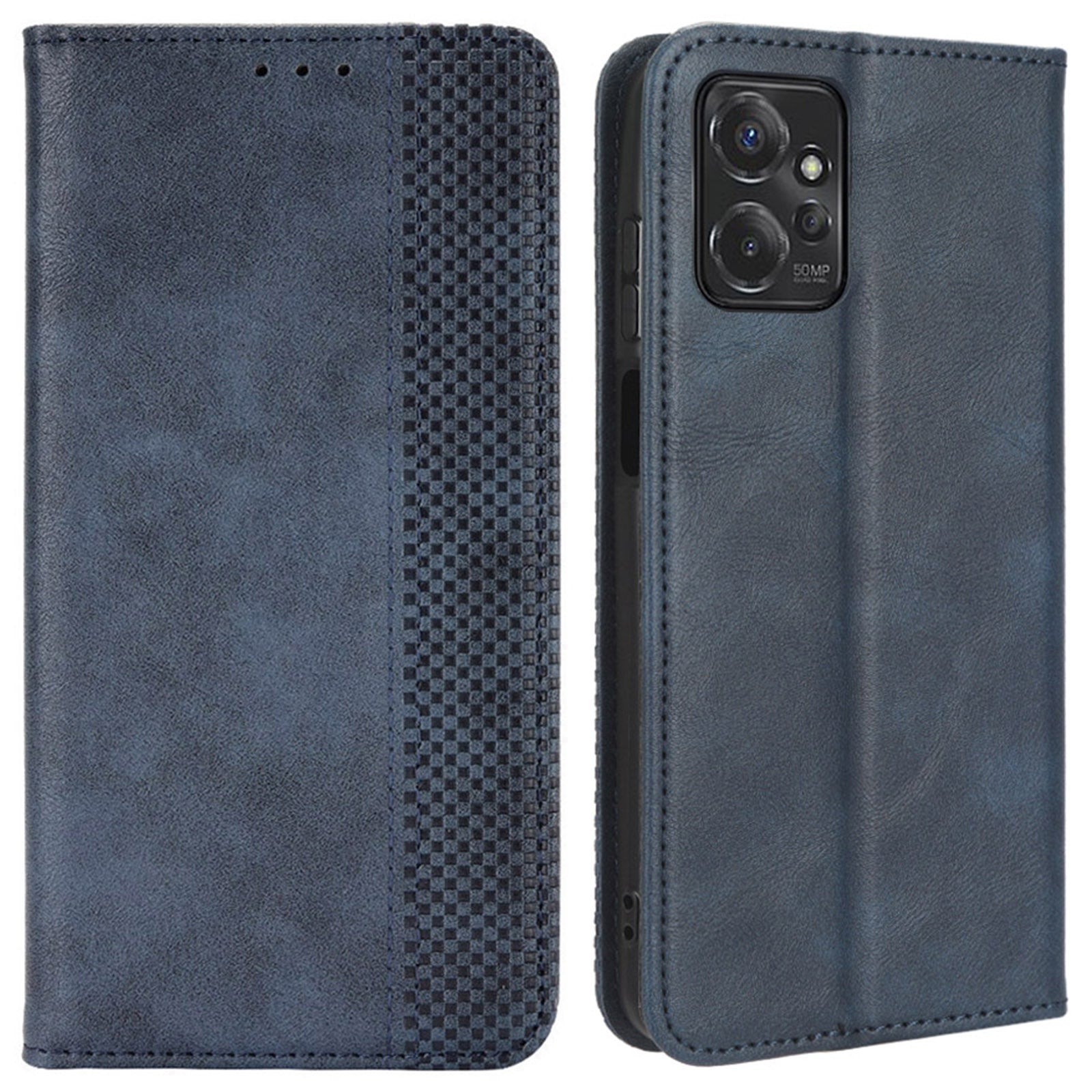 For Motorola Moto G Power 5G Retro Phone Case Stand Wallet PU Leather Anti-drop Phone Cover