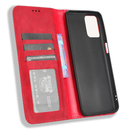 For Motorola Moto G Power 5G Retro Phone Case Stand Wallet PU Leather Anti-drop Phone Cover