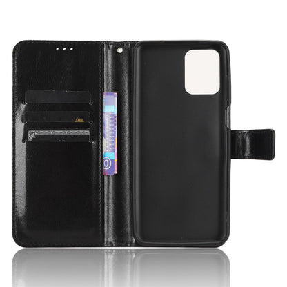 For Motorola Moto G Power 5G PU Leather Wallet Phone Case Crazy Horse Texture Stand Cover