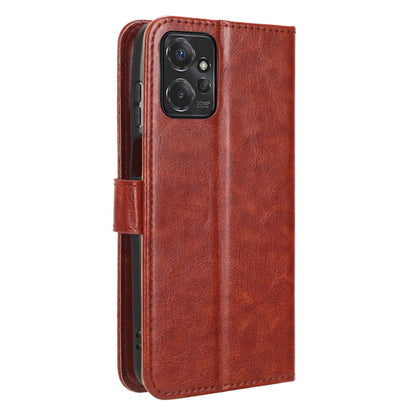 For Motorola Moto G Power 5G PU Leather Wallet Phone Case Crazy Horse Texture Stand Cover