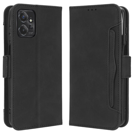 Multiple Card Slots Phone Case for Motorola Moto G Power 5G , PU Leather Stand Wallet Cover