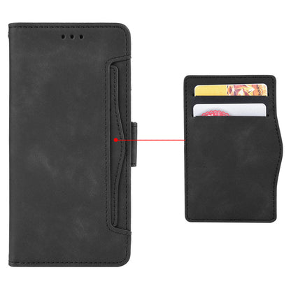 Multiple Card Slots Phone Case for Motorola Moto G Power 5G , PU Leather Stand Wallet Cover