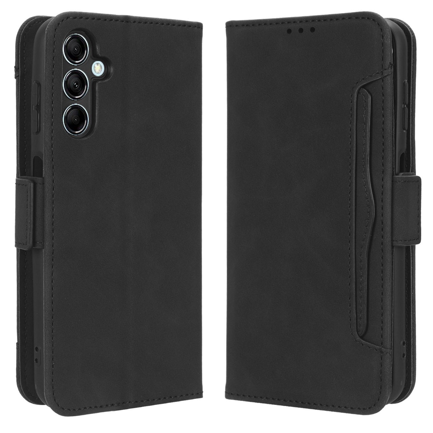 Wallet PU Leather Case for Samsung Galaxy M14 5G , Multiple Card Slots Phone Stand Cover