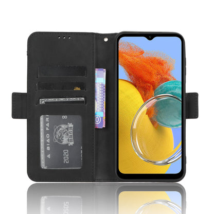 Wallet PU Leather Case for Samsung Galaxy M14 5G , Multiple Card Slots Phone Stand Cover