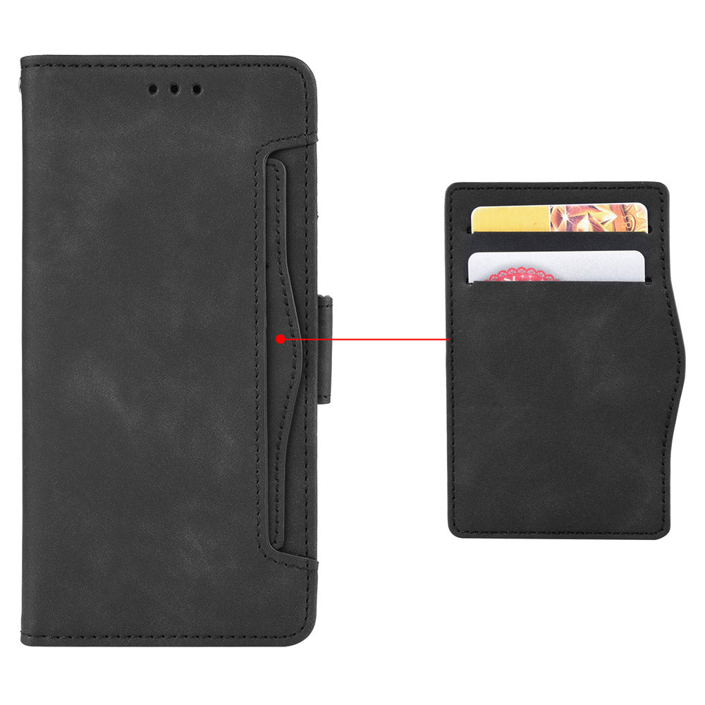 Wallet PU Leather Case for Samsung Galaxy M14 5G , Multiple Card Slots Phone Stand Cover