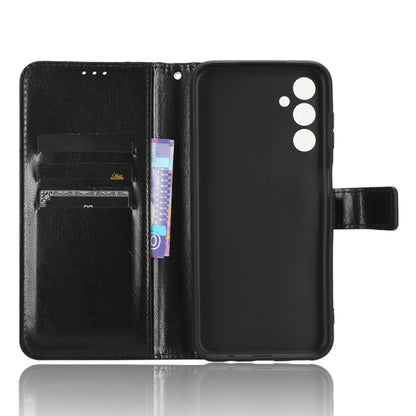 For Samsung Galaxy M14 5G Shockproof Leather Phone Case Wallet Crazy Horse Texture Phone Stand Cover