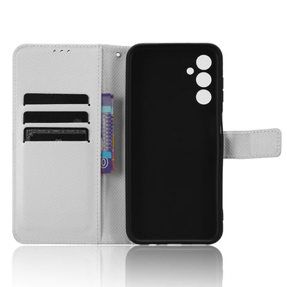 For Samsung Galaxy M14 5G Phone Leather Case Diamond Texture Stand Wallet Cell Phone Cover