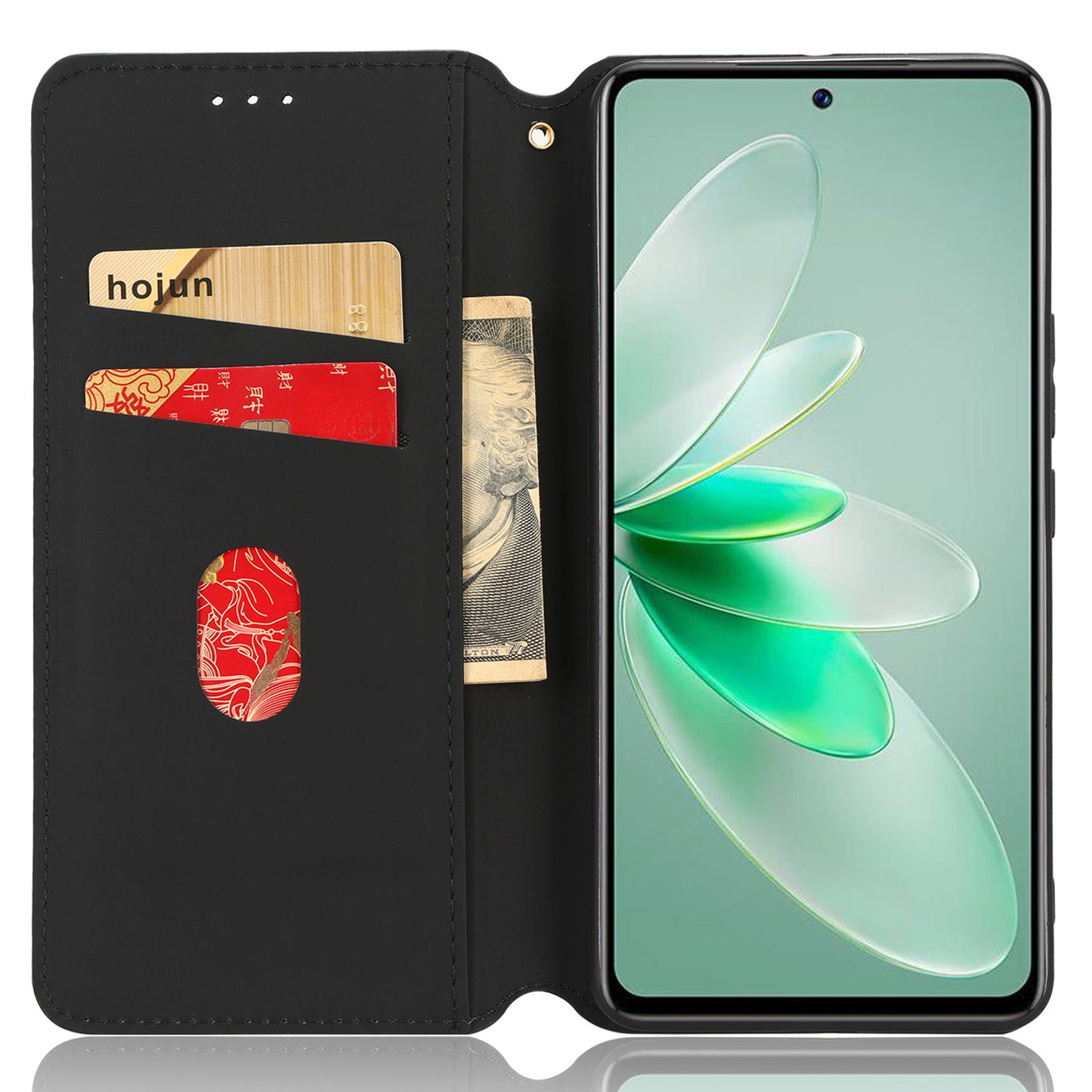 For vivo S16e 5G / V27e 4G PU Leather Phone Case Rhombus Pattern Imprinted Stand Wallet Flip Cover