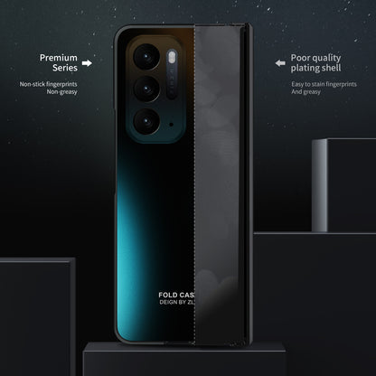 Hard PC Phone Case for Oppo Find N Shockproof Protective Phone Shell Cover with Screen Film