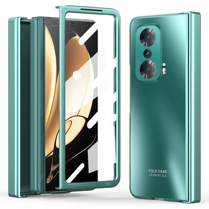 Fall-proof Phone Case for Honor Magic V Hard PC Protective Phone Shell Cover with Screen Film