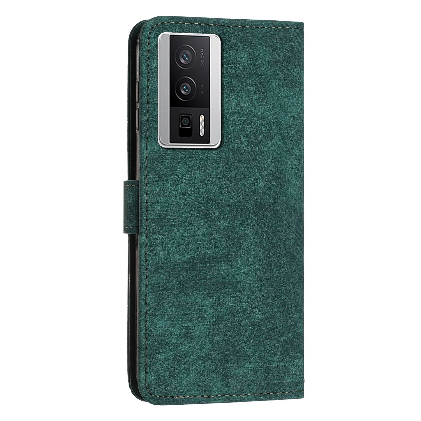 For Xiaomi Poco F5 Pro 5G / Redmi K60 Pro 5G / K60 5G Leather Phone Case Lines Imprinted Stand Phone Wallet Cover