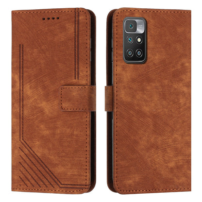 For Xiaomi Redmi Note 11 4G (MediaTek) / Redmi 10 2022 4G / Redmi 10 4G (2021) / Redmi 10 Prime Phone Leather Case Wallet Stand Cover