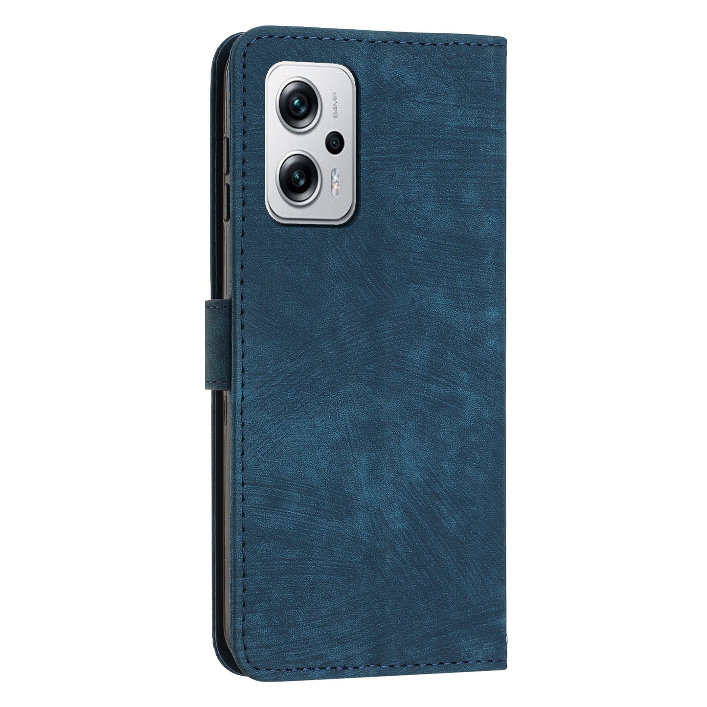 Phone Case for Xiaomi Redmi Note 11T Pro 5G / Note 11T Pro+ 5G / Note 12T Pro 5G / Poco X4 GT 5G / Redmi K50i 5G Lines Imprint Wallet Stand Leather Cover