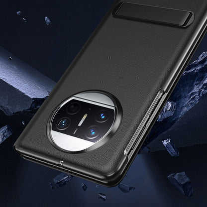 Phone Cover for Huawei Mate X3 5G Protective Case PU Leather PC Phone Shell with Kickstand