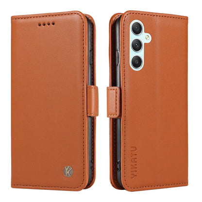 YIKATU YK-003 PU Leather Flip Cover for Samsung Galaxy A34 5G Phone Case with Wallet