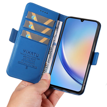 YIKATU YK-003 PU Leather Flip Cover for Samsung Galaxy A34 5G Phone Case with Wallet