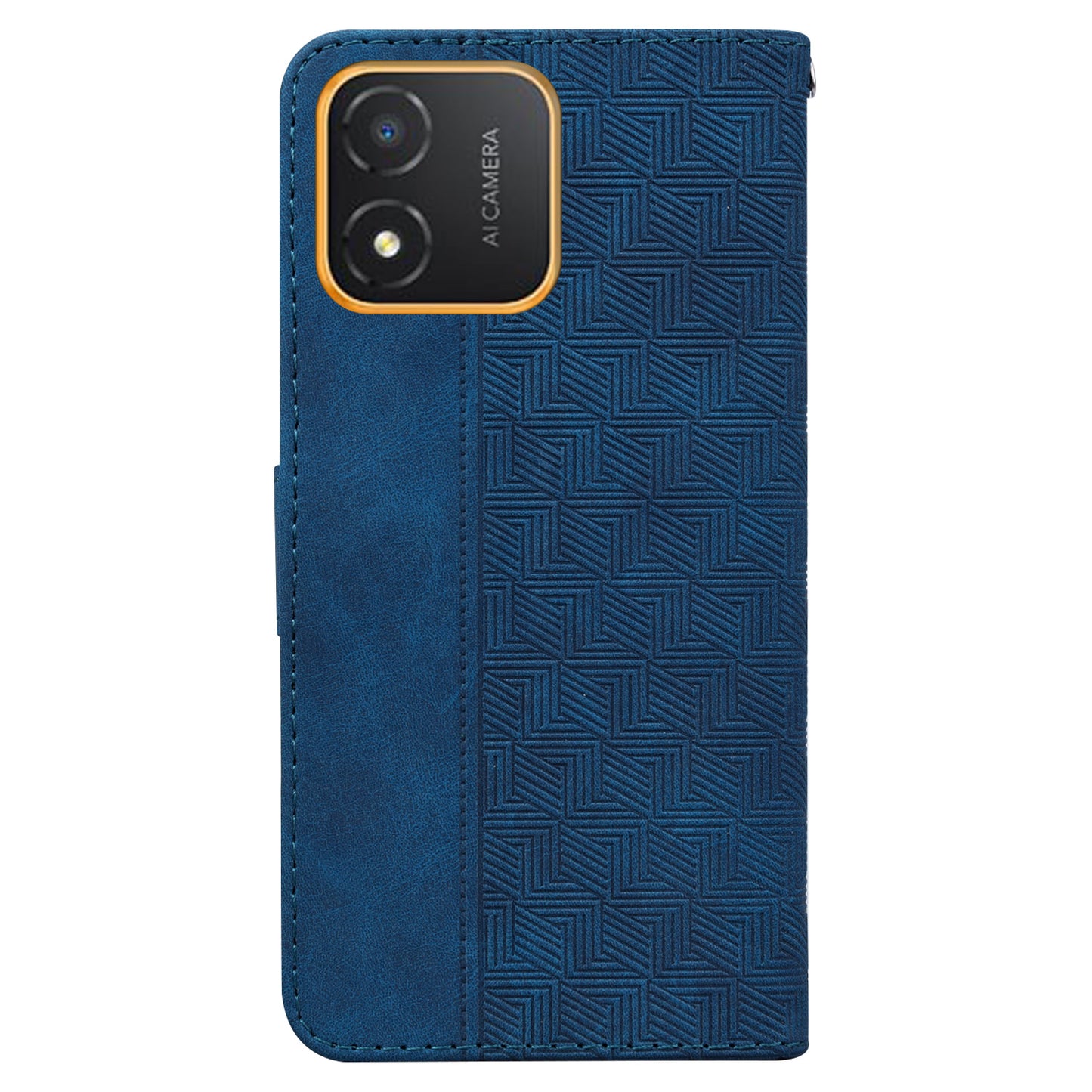 For Honor X5 4G Geometry Pattern Imprinted Leather Phone Case Wallet Stand Cover