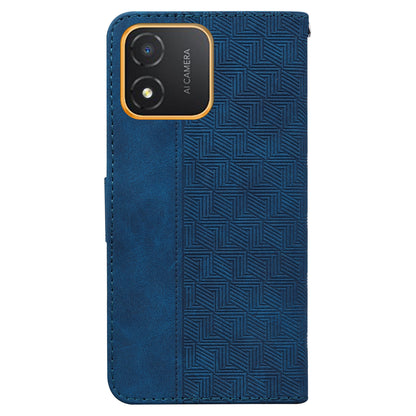 For Honor X5 4G Geometry Pattern Imprinted Leather Phone Case Wallet Stand Cover