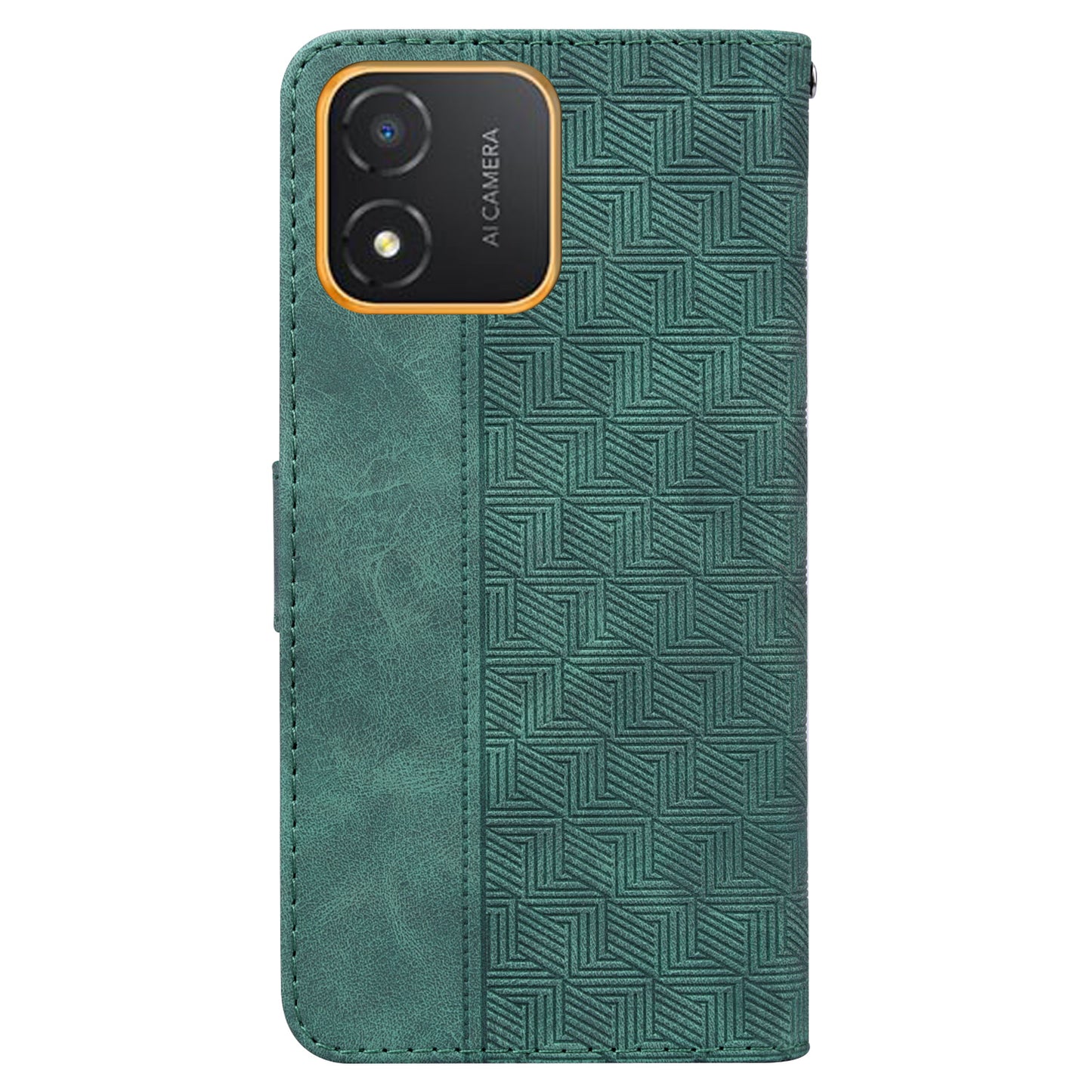 For Honor X5 4G Geometry Pattern Imprinted Leather Phone Case Wallet Stand Cover