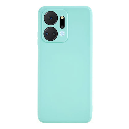 For Honor X7a 5G Straight Edge Soft TPU Anti-Fall Case Precise Cutout Shell Phone Cover