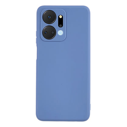 For Honor X7a 5G Straight Edge Soft TPU Anti-Fall Case Precise Cutout Shell Phone Cover