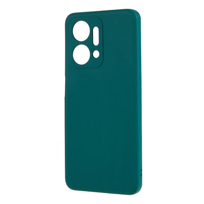 For Honor X7a 5G Straight Edge Soft TPU Anti-Fall Case Precise Cutout Shell Phone Cover
