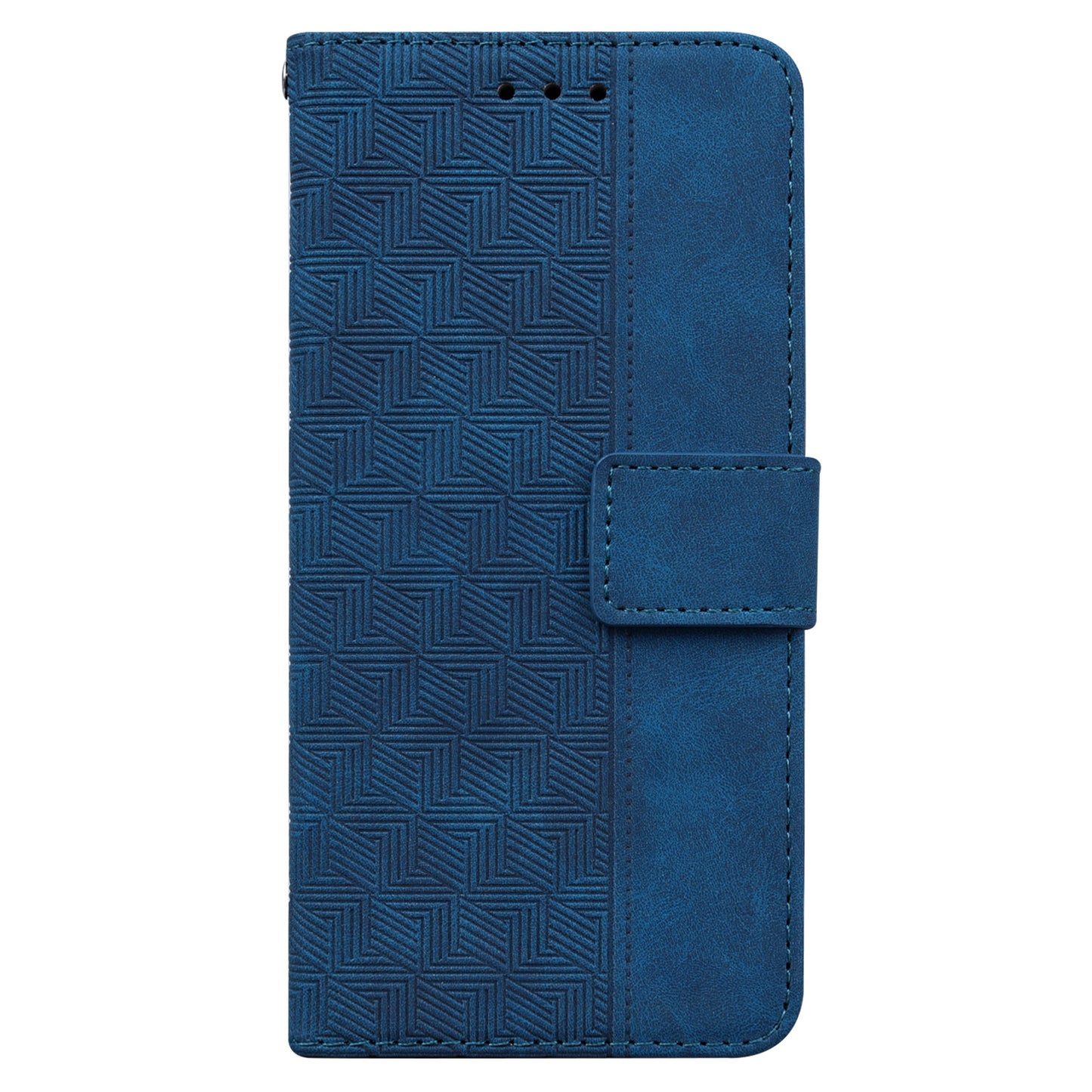 Phone Leather Shell for Huawei nova Y61 4G / Enjoy 50z 4G Wallet Case Geometry Pattern Imprinted Stand Cover