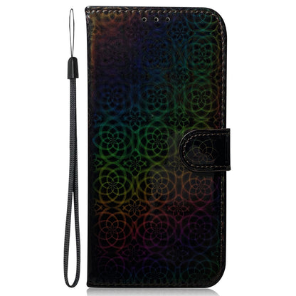 For Huawei nova Y61 4G / Enjoy 50z 4G Dazzling Flower Pattern Stand Phone Case PU Leather Phone Wallet Cover